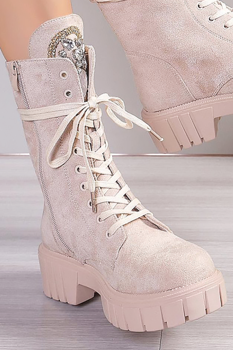 MANTELORA női bakancs, Szín: bézs, IVET.HU - A te online butikod.