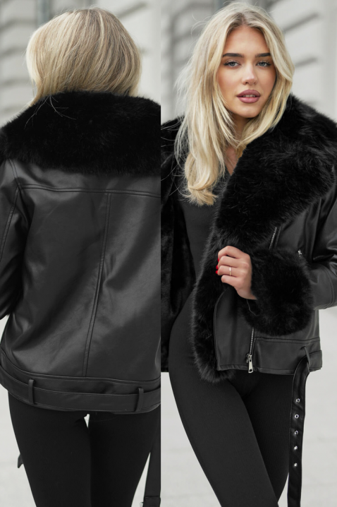 DAROLSA BLACK kabát, Szín: fekete, IVET.HU - A te online butikod.