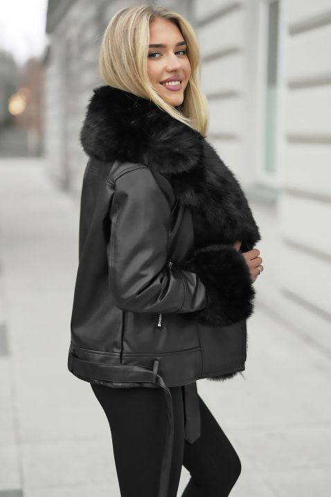 DAROLSA BLACK kabát, Szín: fekete, IVET.HU - A te online butikod.