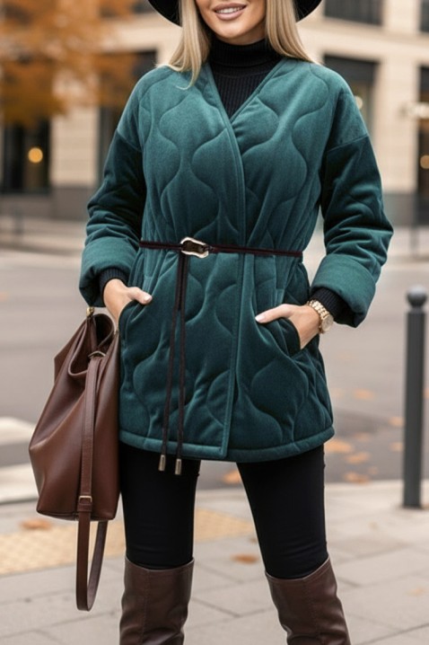 FESOLGA PETROL kabát, Szín: petrolkék, IVET.HU - A te online butikod.