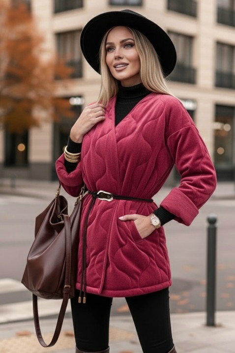 FESOLGA BORDO kabát, Szín: bordó, IVET.HU - A te online butikod.