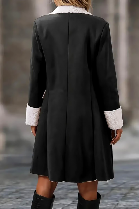 MARSETA BLACK kabát, Szín: fekete, IVET.HU - A te online butikod.