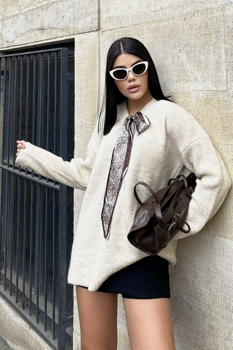 SHARLINTA ECRU pulóver, Szín: ekrü, IVET.HU - A te online butikod.