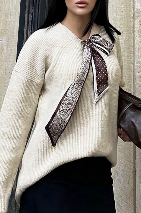 SHARLINTA ECRU pulóver, Szín: ekrü, IVET.HU - A te online butikod.