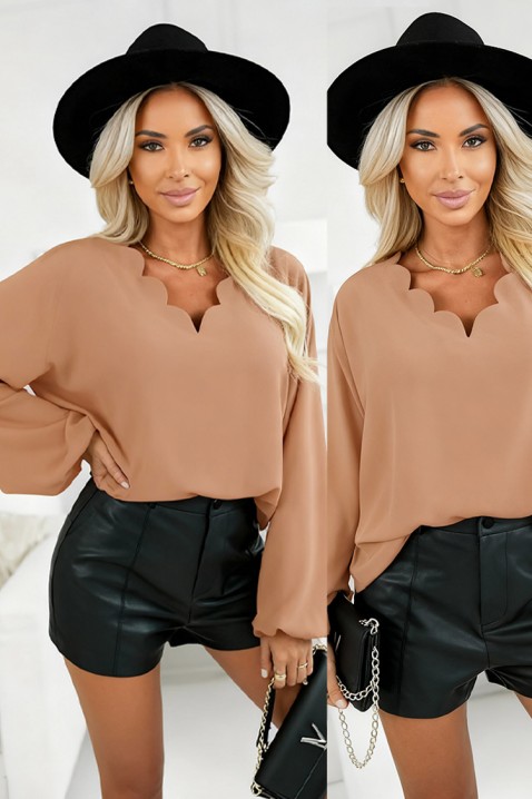 BRANZONA női felső, Szín: bézs, IVET.HU - A te online butikod.