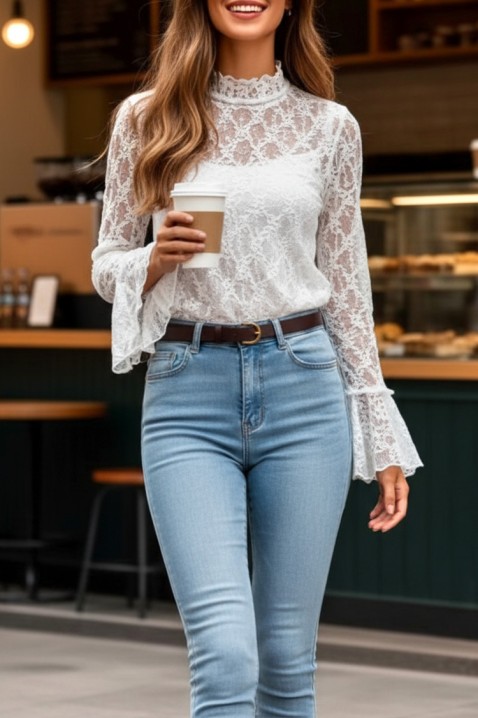 PERSOTA WHITE női blúz, Szín: fehér, IVET.HU - A te online butikod.