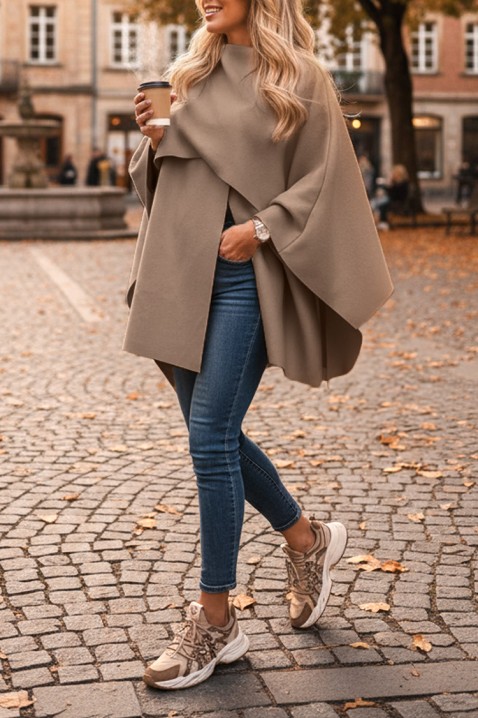 POKRINZA MOCHA kabát, Szín: mokka, IVET.HU - A te online butikod.