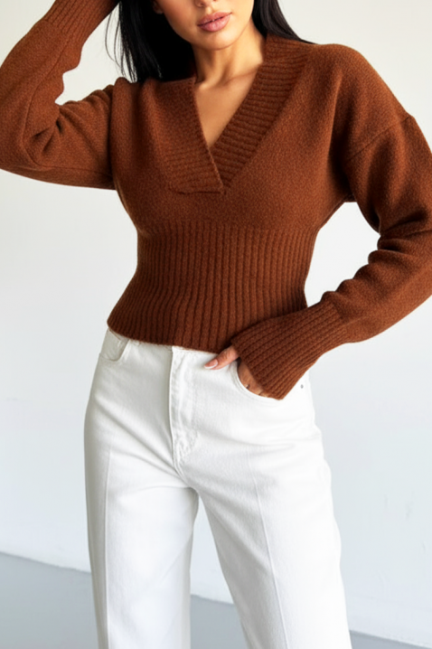 VREMOLDA CAMEL pulóver, Szín: világosbarna, IVET.HU - A te online butikod.