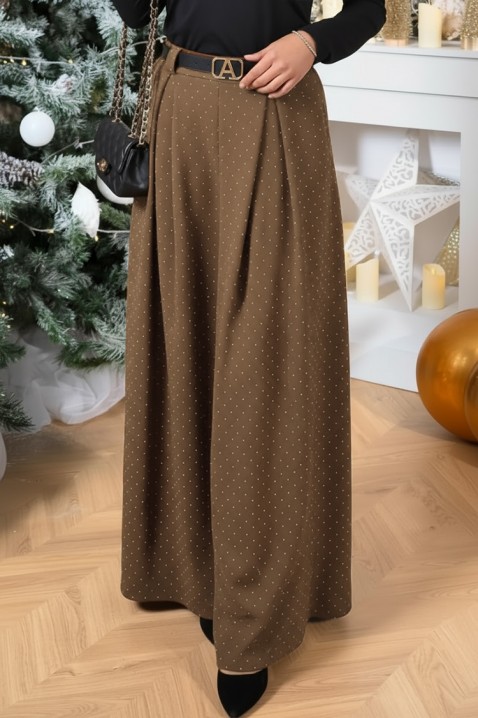 VALEANA BROWN nadrág, Szín: barna, IVET.HU - A te online butikod.