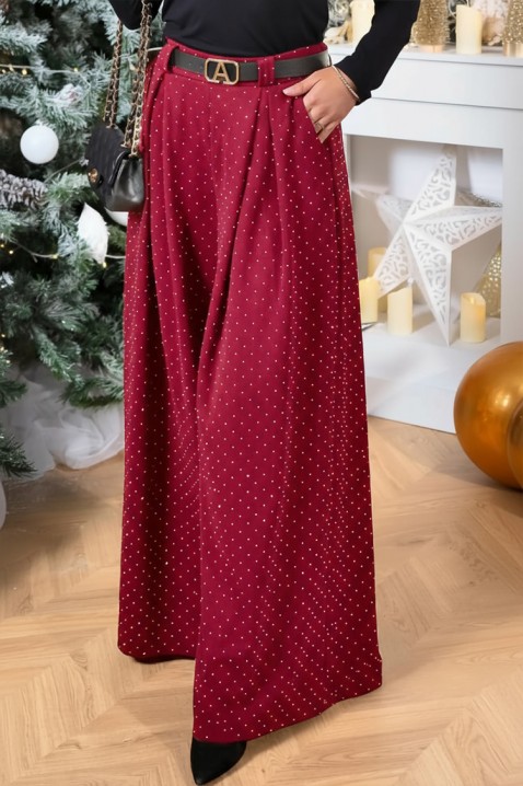 VALEANA BORDO nadrág, Szín: bordó, IVET.HU - A te online butikod.