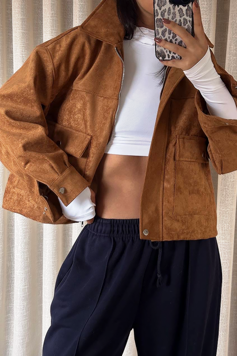 REMZINA CAMEL kabát, Szín: világosbarna, IVET.HU - A te online butikod.