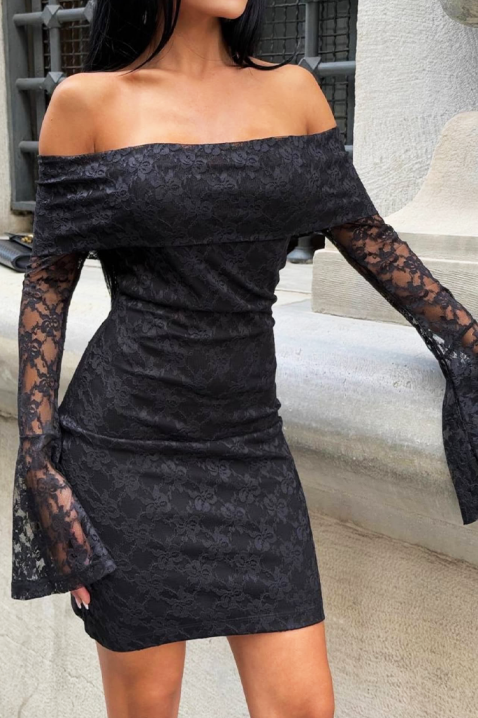 RAMDELA BLACK ruha, Szín: fekete, IVET.HU - A te online butikod.