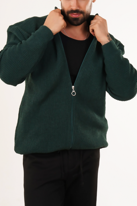 PARELMO PETROL férfi kardigán, Szín: petrolkék, IVET.HU - A te online butikod.