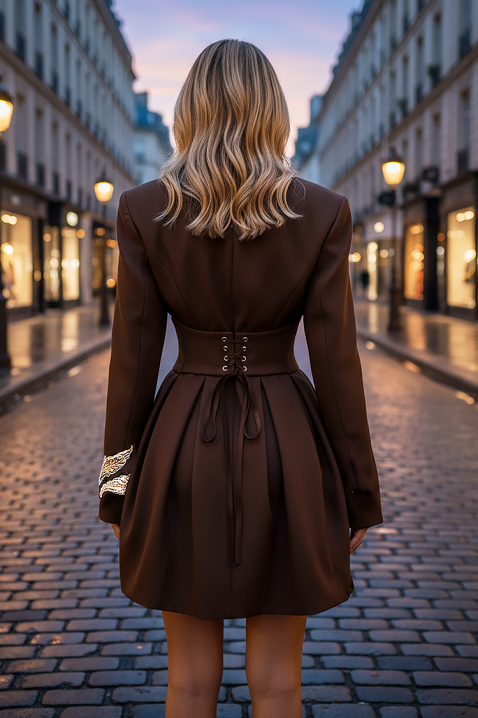 BLANDENZA BROWN ruha, Szín: barna, IVET.HU - A te online butikod.