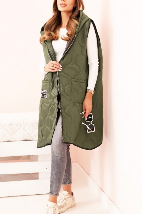 VORTELGA KHAKI mellény, Szín: khaki, IVET.HU - A te online butikod.