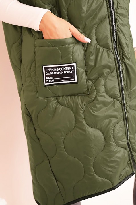 VORTELGA KHAKI mellény, Szín: khaki, IVET.HU - A te online butikod.