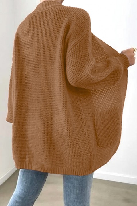 VISTALFA CAMEL kardigán, Szín: világosbarna, IVET.HU - A te online butikod.