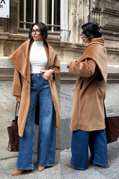 ALSIENA CAMEL kabát, Szín: világosbarna, IVET.HU - A te online butikod.