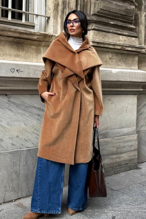 ALSIENA CAMEL kabát, Szín: világosbarna, IVET.HU - A te online butikod.