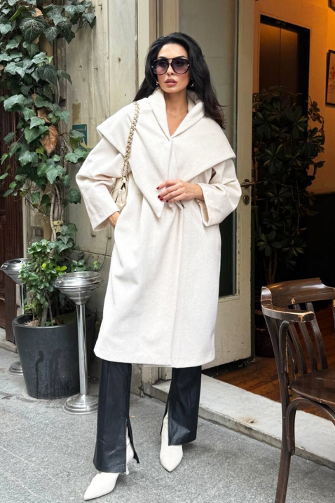 ALSIENA ECRU kabát, Szín: ekrü, IVET.HU - A te online butikod.