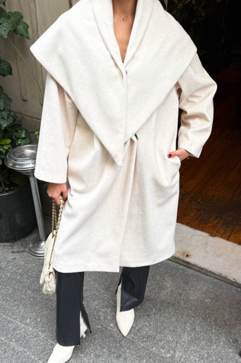 ALSIENA ECRU kabát, Szín: ekrü, IVET.HU - A te online butikod.
