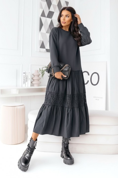 LELDINA ruha, Szín: fekete, IVET.HU - A te online butikod.