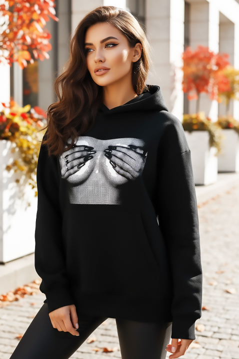 ZOLERTA pulóver, Szín: fekete, IVET.HU - A te online butikod.