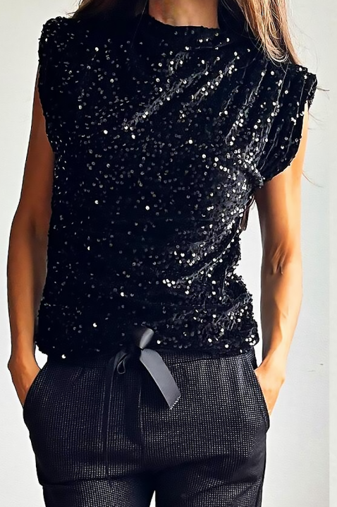 LEBRILA BLACK top, Szín: fekete, IVET.HU - A te online butikod.