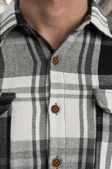 POLERTO férfi ing, Szín: fekete, IVET.HU - A te online butikod.