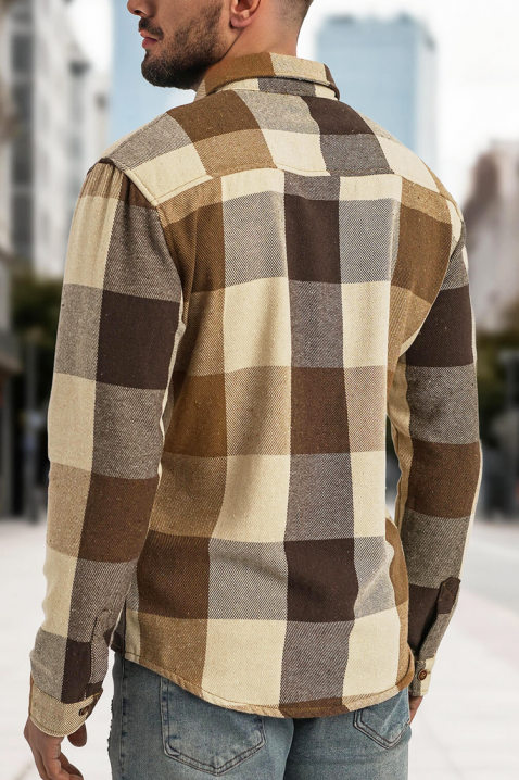 MOLTONO férfi ing, Szín: bézs, IVET.HU - A te online butikod.