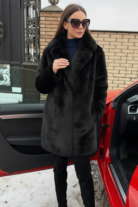 XERFIONA BLACK kabát, Szín: fekete, IVET.HU - A te online butikod.