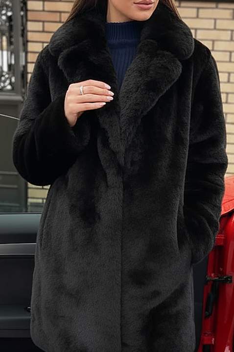 XERFIONA BLACK kabát, Szín: fekete, IVET.HU - A te online butikod.