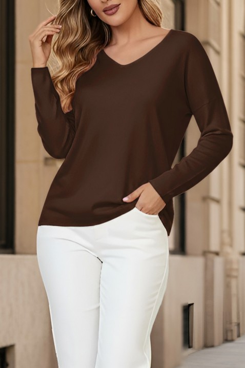 VIOPELDA BROWN pulóver, Szín: barna, IVET.HU - A te online butikod.