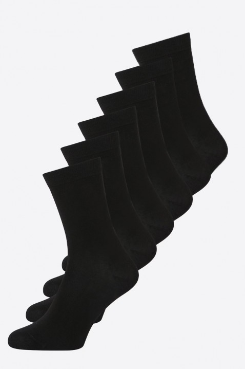 MOLERGO 6 darabos férfi zokni szett, Szín: fekete, IVET.HU - A te online butikod.