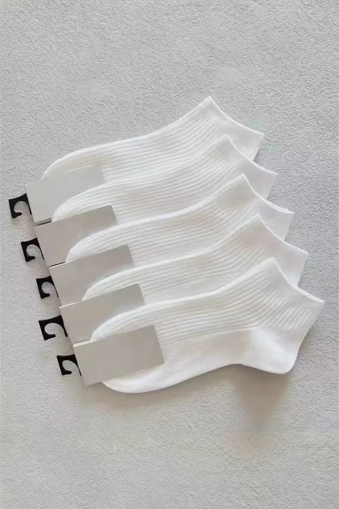 ZIMOLO WHITE 6 darabos férfi zokni szett, Szín: fehér, IVET.HU - A te online butikod.