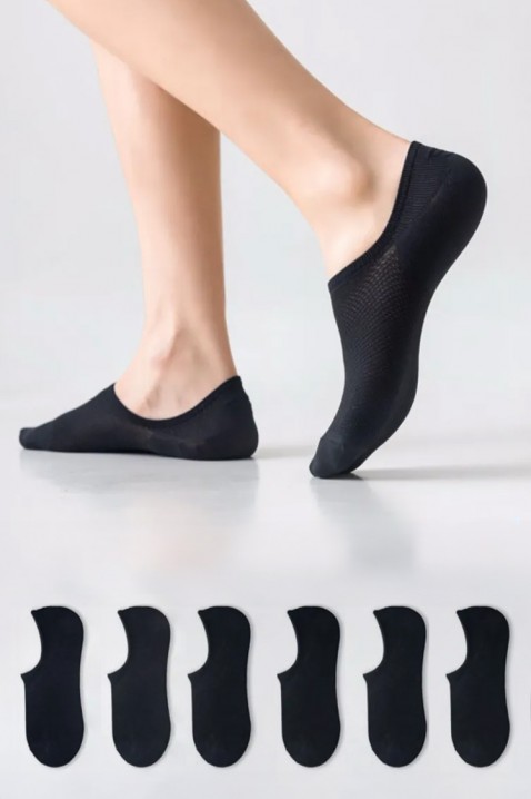 LOFTO 6 darabos férfi zokni szett, Szín: fekete, IVET.HU - A te online butikod.