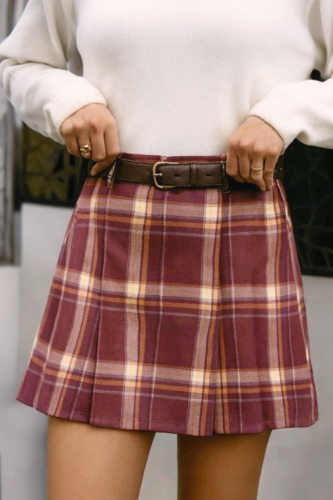 LALIOPA BORDO szoknya, Szín: bordó, IVET.HU - A te online butikod.