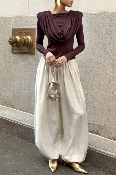 JACKSONA BROWN női blúz, Szín: barna, IVET.HU - A te online butikod.