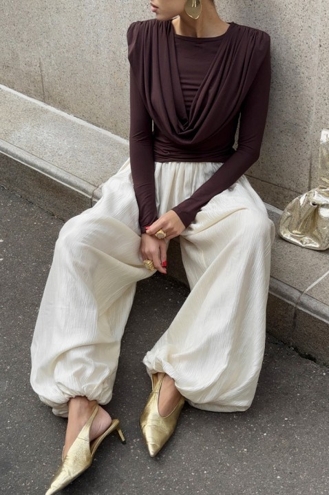 JACKSONA BROWN női blúz, Szín: barna, IVET.HU - A te online butikod.