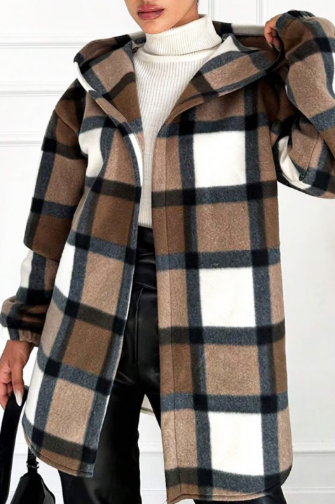 TESSARO női ing kabát, Szín: barna, IVET.HU - A te online butikod.