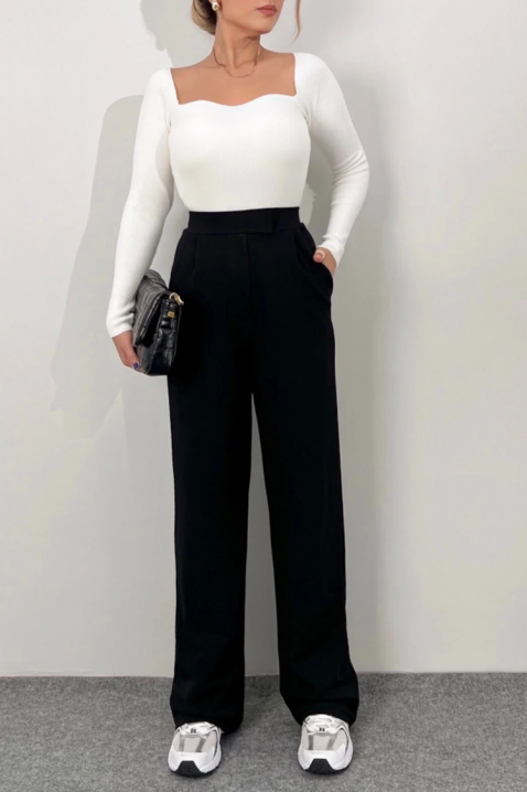 MALVONA BLACK nadrág, Szín: fekete, IVET.HU - A te online butikod.