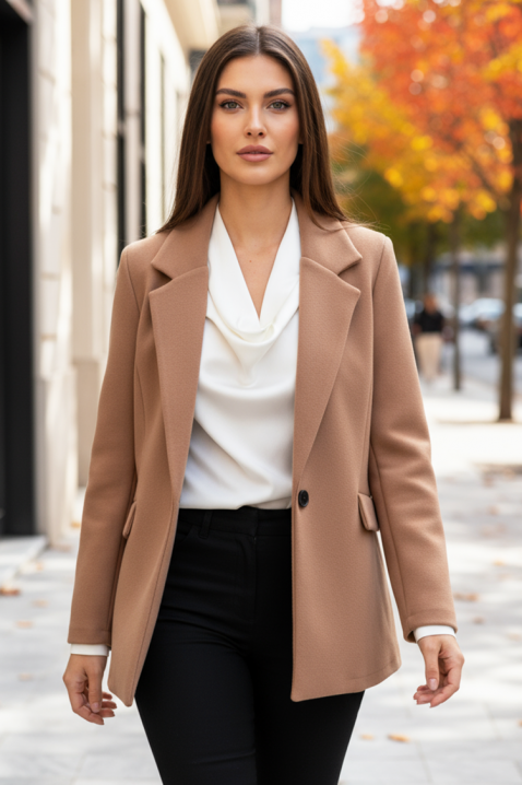 VALEORA BEIGE blézer, Szín: bézs, IVET.HU - A te online butikod.