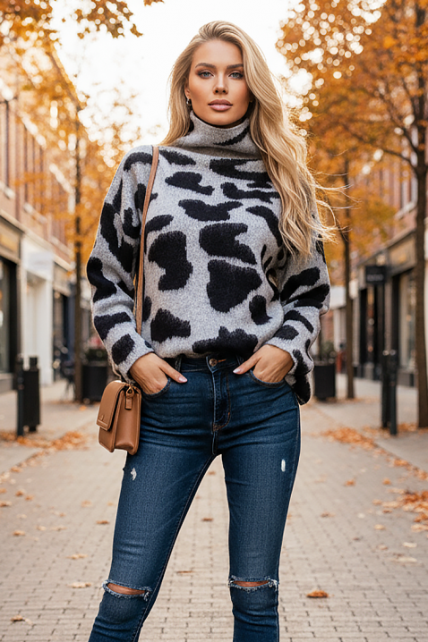 VLORDENZA GREY pulóver, Szín: szürke, IVET.HU - A te online butikod.