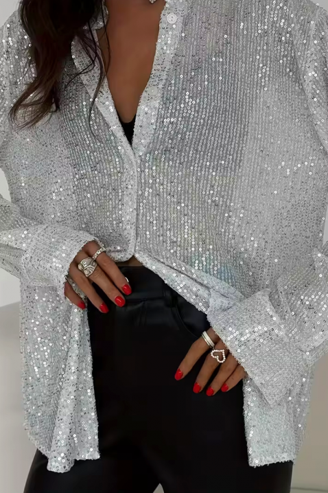 LANVELDA SILVER női blúz, Szín: ezüst, IVET.HU - A te online butikod.