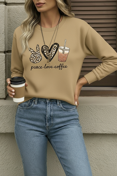 GOLMINA BEIGE női felső, Szín: bézs, IVET.HU - A te online butikod.