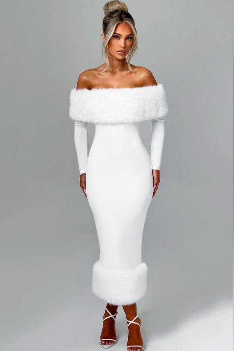 KARSOTA WHITE ruha, Szín: fehér, IVET.HU - A te online butikod.