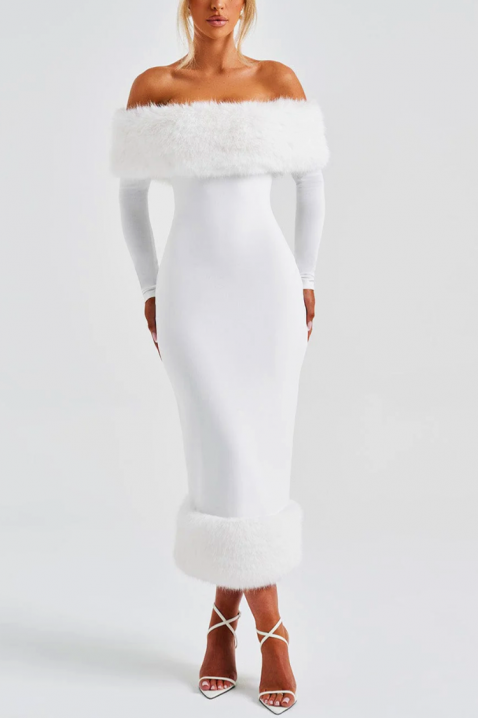 KARSOTA WHITE ruha, Szín: fehér, IVET.HU - A te online butikod.