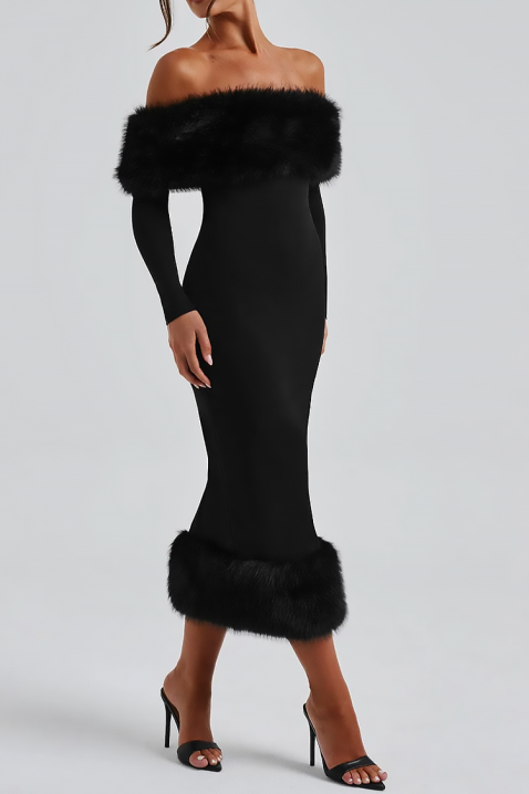 KARSOTA BLACK ruha, Szín: fekete, IVET.HU - A te online butikod.