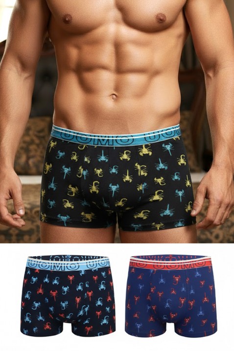 SCORPIO 3 darabos férfi boxeralsó szett, Szín: multicolor, IVET.HU - A te online butikod.