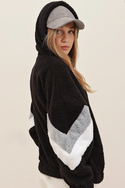 PLUVILZA BLACK kardigán, Szín: fekete, IVET.HU - A te online butikod.